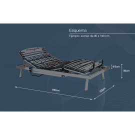 Somier Articulado Pardo Kineo Basic