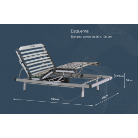 Somier Articulado Pardo Ergos Plus