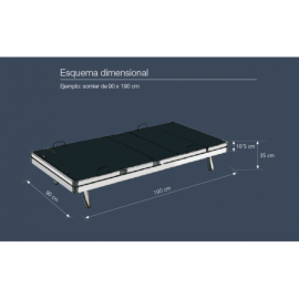 Somier Articulado Pardo Ergos Cool